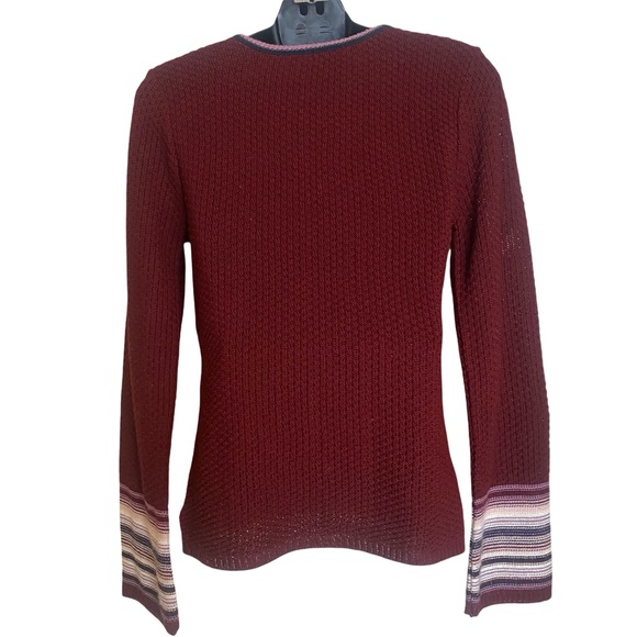 Maurices Burgundy Long Sleeve Chunky Knit Sweater - Picture 3 of 10